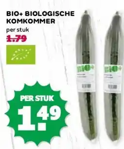 Boon`s Markt BIO+ BIOLOGISCHE KOMKOMMER aanbieding