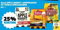 Boon`s Markt ALLE APPLE BANDIT, DESPERADOS OF TEXELS SPECIAALBIER aanbieding