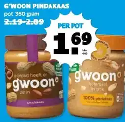 Boon`s Markt G'WOON PINDAKAAS aanbieding