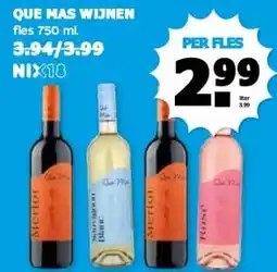 Boon`s Markt QUE MAS WIJNEN aanbieding