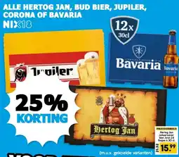 Boon`s Markt ALLE HERTOG JAN, BUD BIER, JUPILER, CORONA OF BAVARIA aanbieding