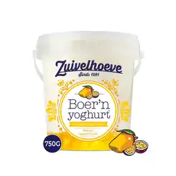 Albert Heijn Zuivelhoeve Boer'n yoghurt mango-passie muesli aanbieding