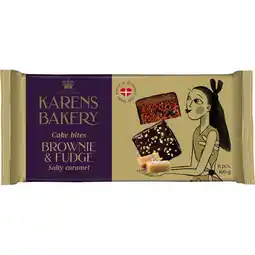 Albert Heijn Karens Bakery Cake bites brownie & fudge aanbieding
