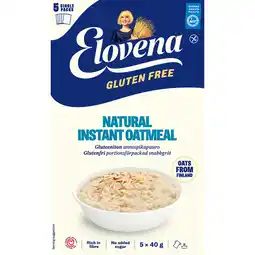 Albert Heijn Elovena Natural instant oatmeal glutenvrij aanbieding