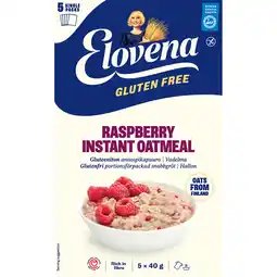 Albert Heijn Elovena Raspberry instant oatmeal glutenvrij aanbieding