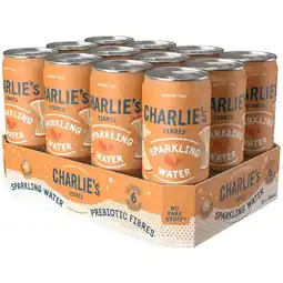 Albert Heijn Charlie's Fibres orange yuzu 12-pack aanbieding
