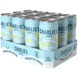 Albert Heijn Charlie's Fibres lemon ginger 12-pack aanbieding