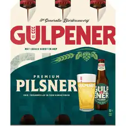 Albert Heijn Gulpener Premium pilsener 6-pack aanbieding