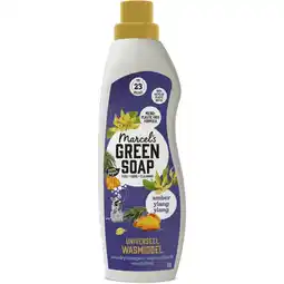 Albert Heijn Marcel's Green Soap Wasmiddel amber ylang ylang aanbieding