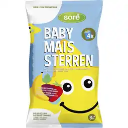 Albert Heijn Sore Baby maissterren 4-pack 8m+ aanbieding