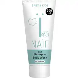 Albert Heijn Naïf 2 in 1 shampoo & body wash aanbieding
