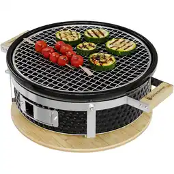 Albert Heijn KitchenBrothers Hibachi style tabletop grill round aanbieding