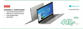 Paradigit Lenovo Ideapad 3 - 81W101CJMH aanbieding