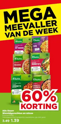 PLUS Alle Knorr Wereldgerechten en mixen aanbieding