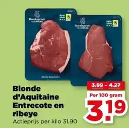 PLUS Blonde d'Aquitaine Entrecote en ribeye aanbieding