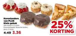 PLUS Korenlanders van PLUS Klein gebak aanbieding