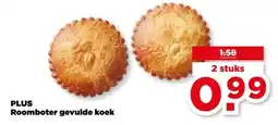 PLUS PLUS Roomboter gevulde koek aanbieding