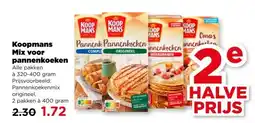 PLUS Koopmans Mix voor pannenkoeken aanbieding