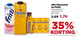 PLUS Alle Chocomel en Fristi aanbieding