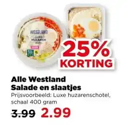 PLUS Alle Westland Salade en slaatjes aanbieding