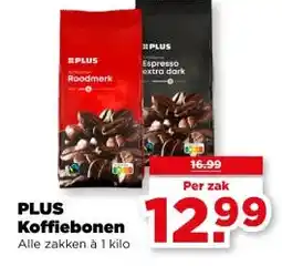 PLUS PLUS Koffiebonen aanbieding