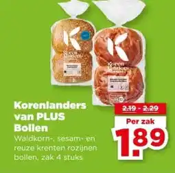 PLUS Korenlanders van PLUS Bollen aanbieding