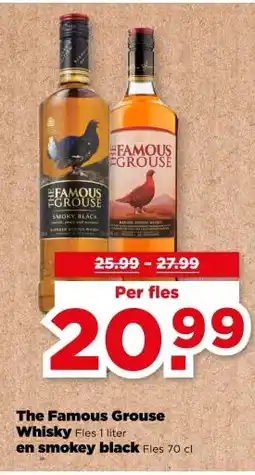 PLUS The Famous Grouse Whisky en smokey black aanbieding
