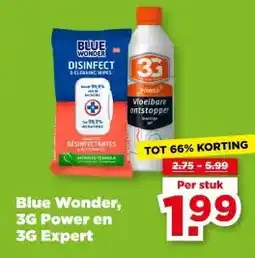PLUS Blue Wonder, 3G Power en 3G Expert aanbieding