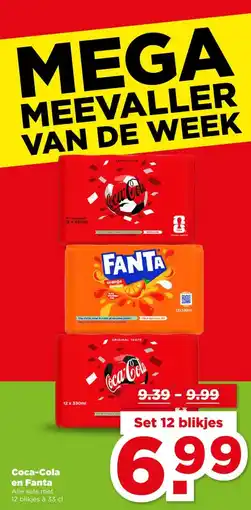PLUS Coca-Cola en Fanta aanbieding