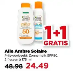 PLUS Alle Ambre Solaire aanbieding