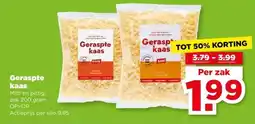 PLUS Geraspte kaas aanbieding