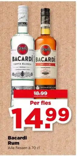 PLUS Bacardi Rum aanbieding