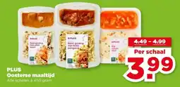 PLUS PLUS Oosterse maaltijd aanbieding