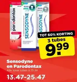 PLUS Sensodyne en Parodontax aanbieding