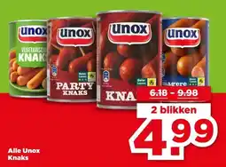 PLUS Alle Unox Knaks aanbieding