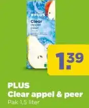 PLUS PLUS Clear appel & peer aanbieding