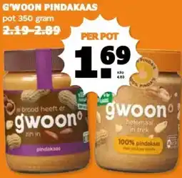 Coop G'WOON PINDAKAAS aanbieding