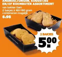 Coop AMANDELTONGEN, KOGGETJES EN/OF ROOMBOTER ASSORTIMENT aanbieding