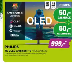 EP Philips 4K OLED Ambilight TV 480LED810/12 aanbieding