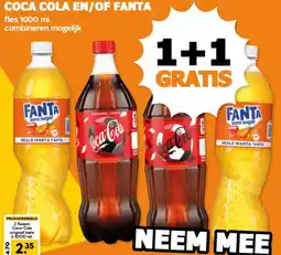 Coop COCA COLA EN/OF FANTA aanbieding