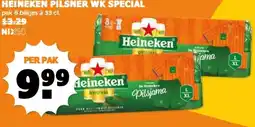 Coop HEINEKEN PILSNER WK SPECIAL aanbieding