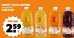 Coop FRUITY JUICE SAPPEN aanbieding