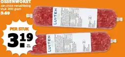 Coop OSSENWORST aanbieding