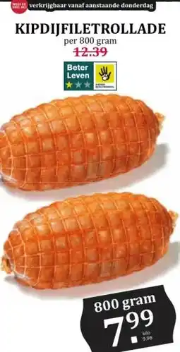 Coop KIPDIJFILETROLLADE aanbieding