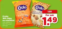 PLUS Croky WK chips en snackbar aanbieding