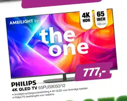 EP Philips 4K QLED TV 65PUS9050/12 aanbieding
