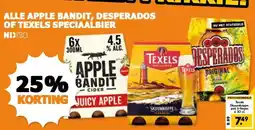 Coop ALLE APPLE BANDIT, DESPERADOS OF TEXELS SPECIAALBIER aanbieding