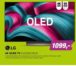 EP LG 4K OLED TV OLED55C56LB aanbieding