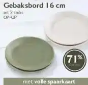 Coop Gebaksbord 16 cm aanbieding