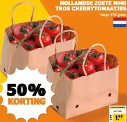 Coop HOLLANDSE ZOETE MINI TROS CHERRYTOMAATJES aanbieding